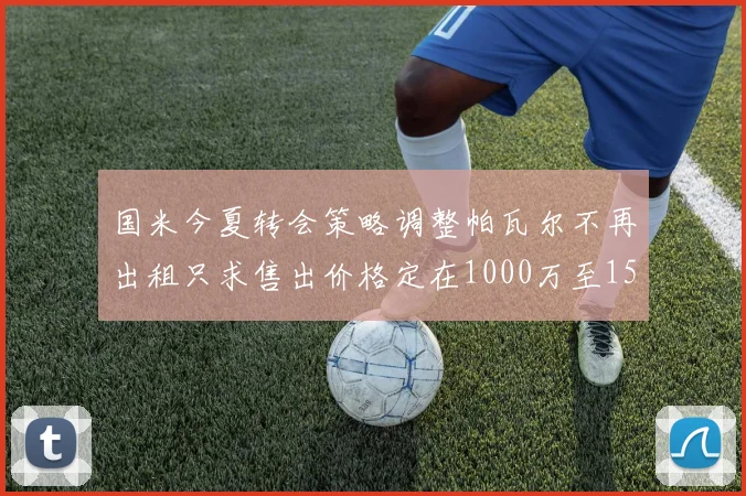 国米今夏转会策略调整帕瓦尔不再出租只求售出价格定在1000万至1500万欧